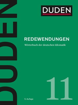 cover image of Duden – Redewendungen